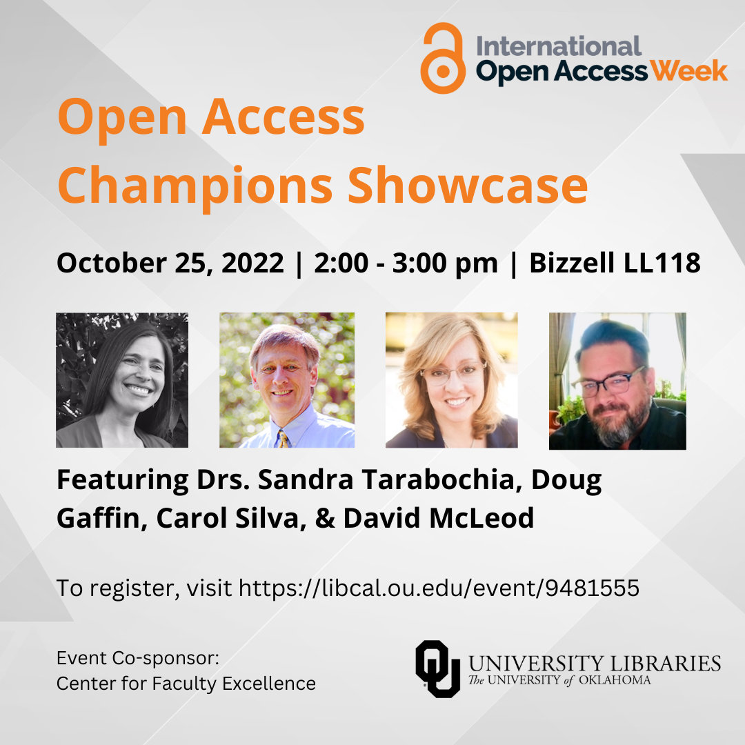 Open Access Champions Showcase