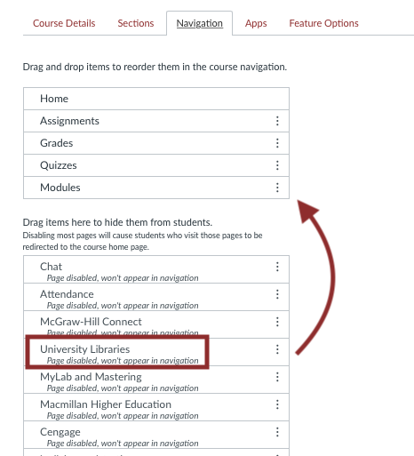 Canvas navigation example