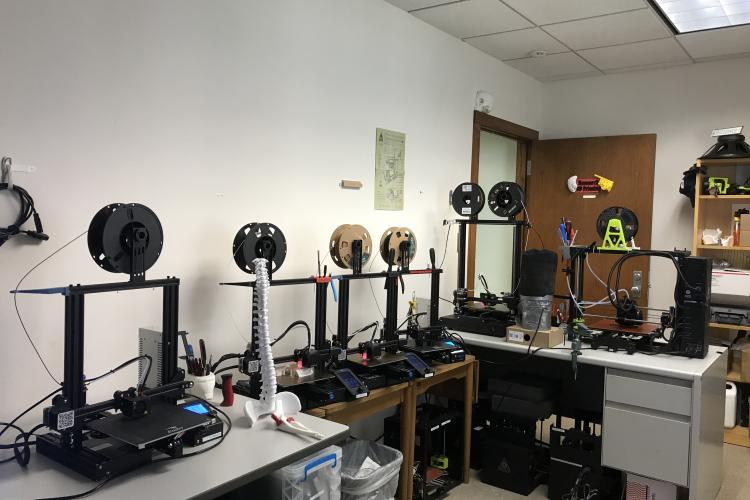 Research 3D printing lab