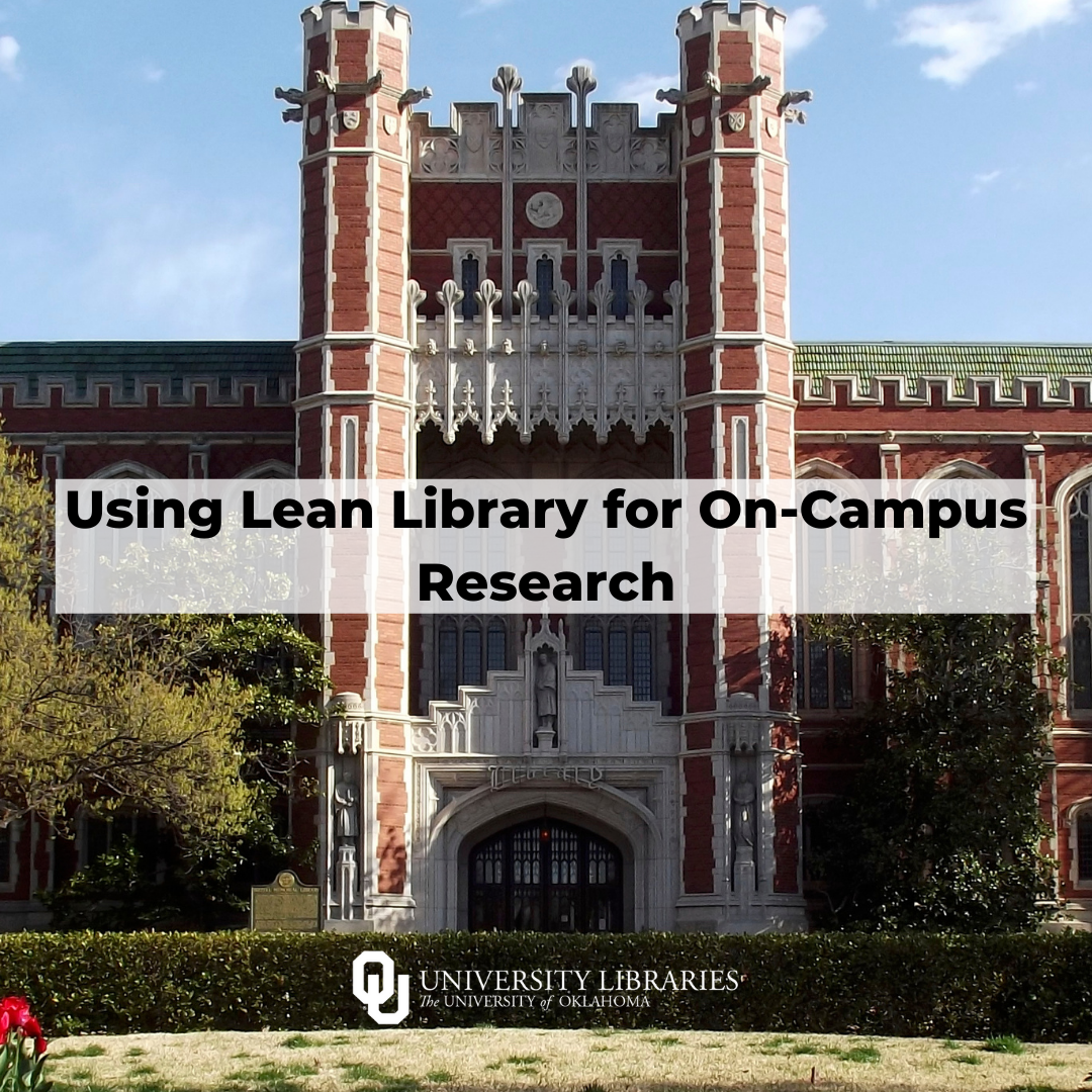 Using Lean Library for On-Campus Research Video Thumbnail