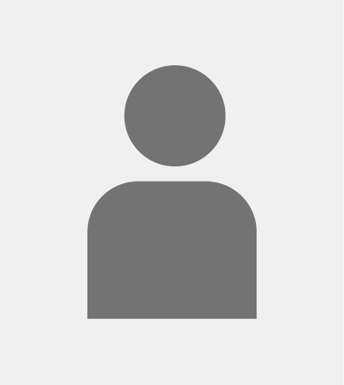 Grey silhouette of a person on a light gray background, representing a generic profile icon. 