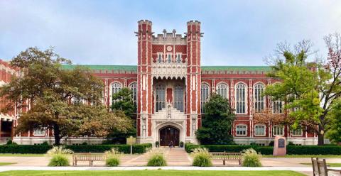 Bizzell Memorial Library South Entrance 