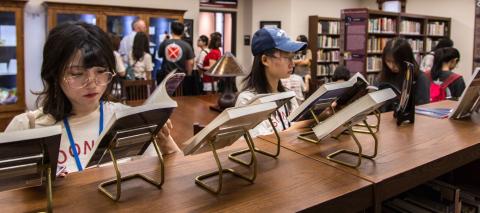 Students in the Chinese Literature Translation Archive