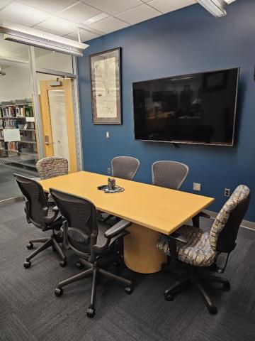 Group study room in National Weather Center Library.