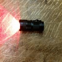 Red LED Flashlight