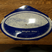 The Night Sky Planisphere Star Chart