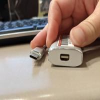 USB-C to Thunderbolt adapter